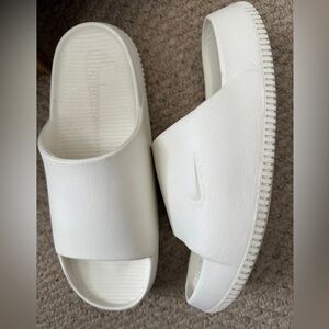 Nike Calm Slides Sail White Sz 10M/11W